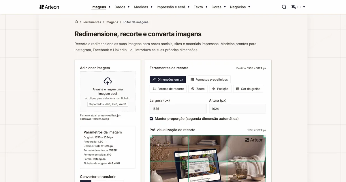 Editor de imagens