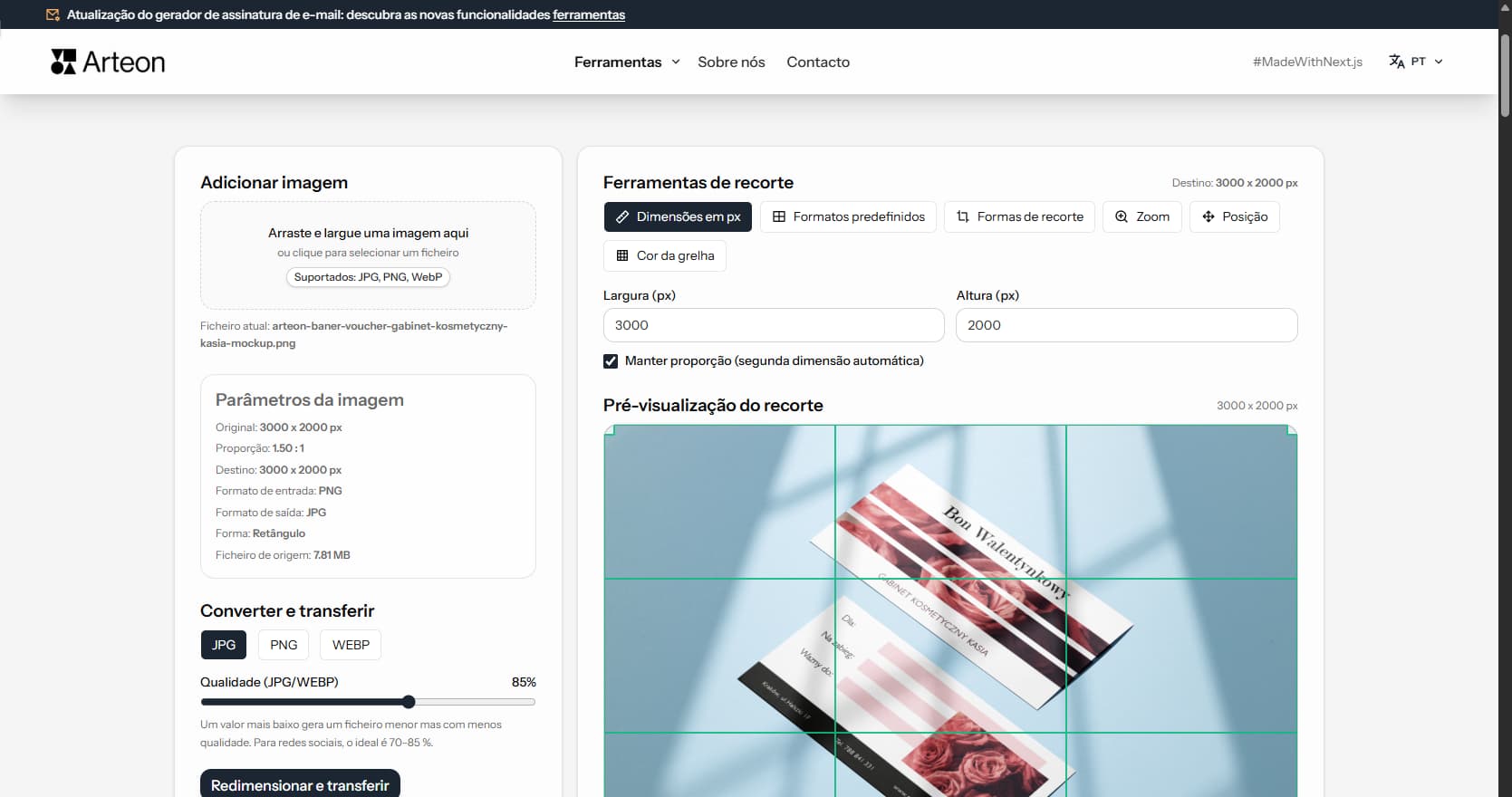 Editor de imagens