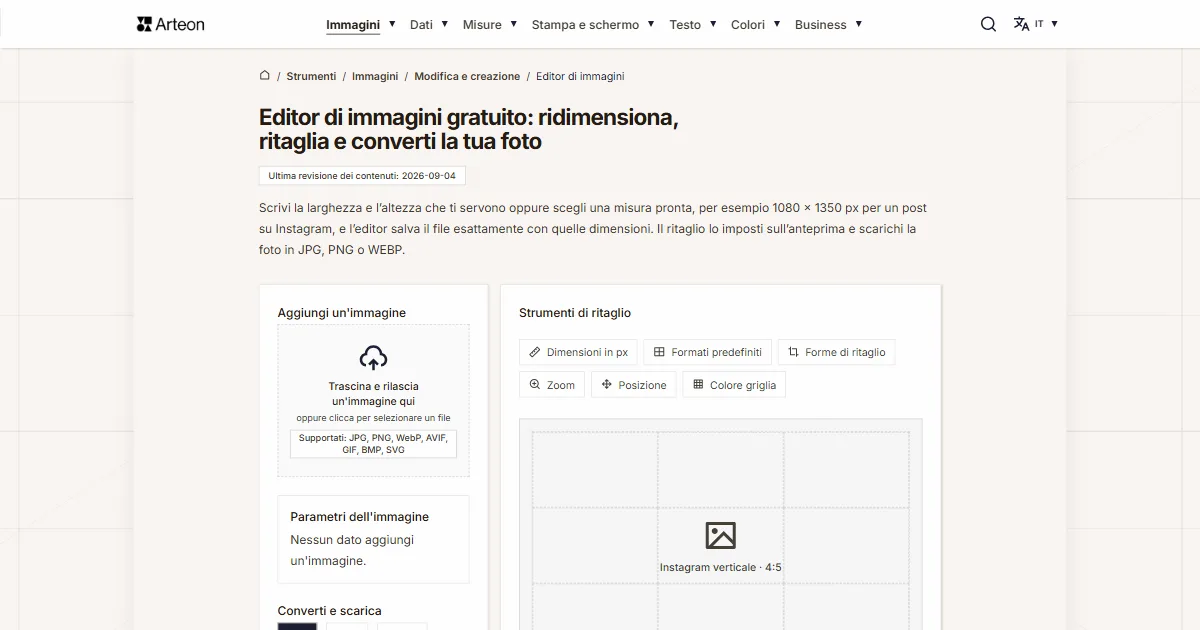 Editor di immagini