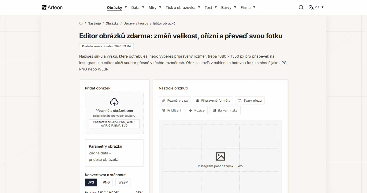 Editor obrázků