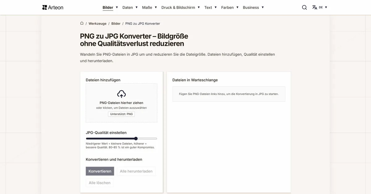 PNG zu JPG