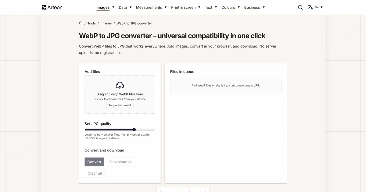 WebP to JPG