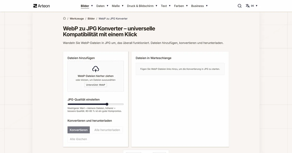 WebP zu JPG