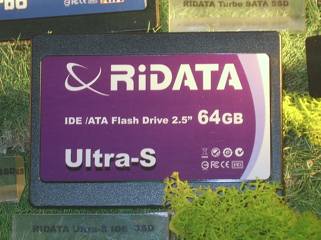 Solid-state drive with a 64GB label