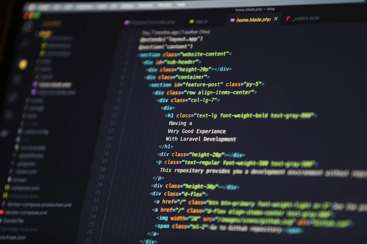 A code editor screen with a page template open and a stylesheet tab